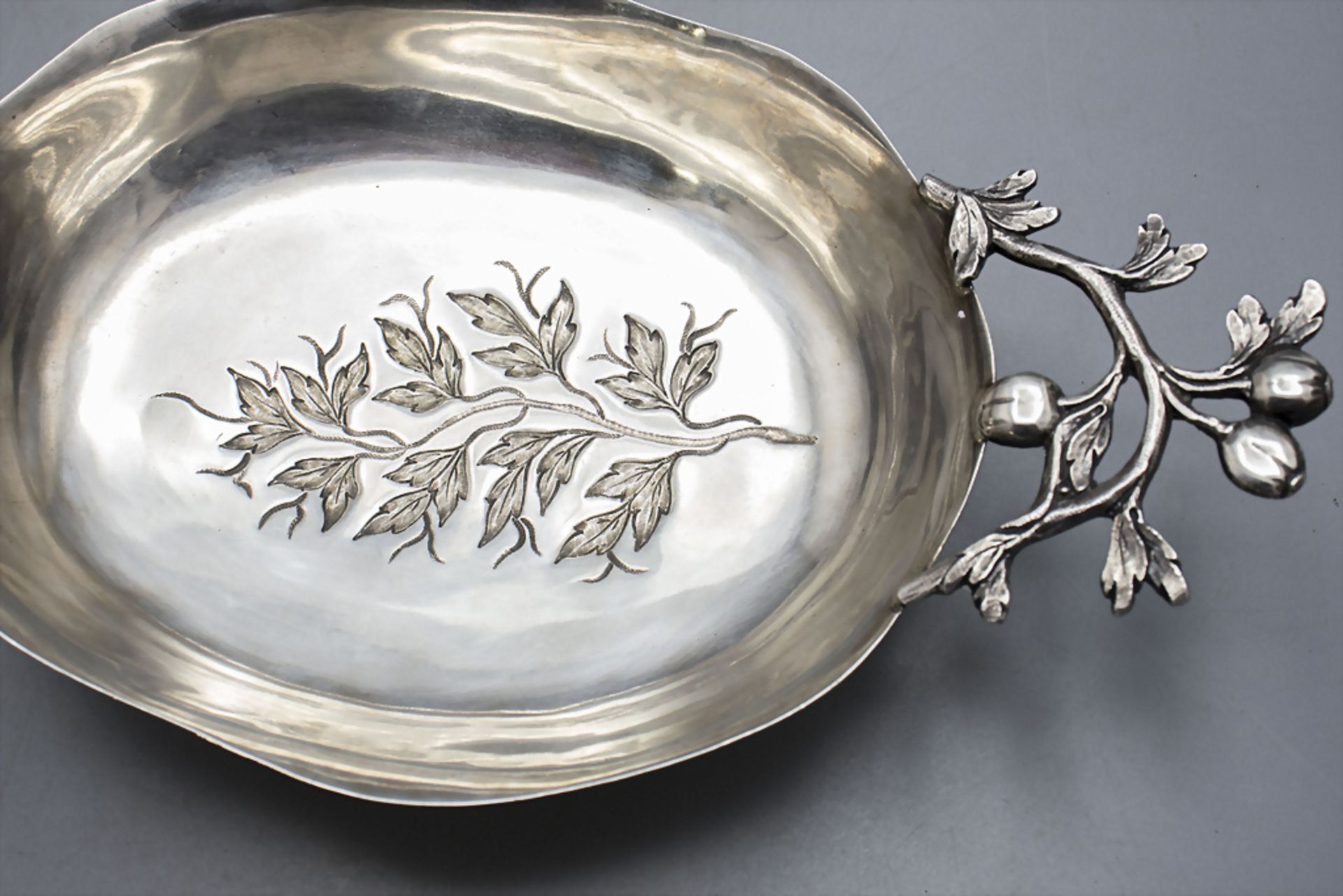 Paar dekorative Anbietschalen / A pair of decorative silver serving dishes, Paillard Frères, ... - Image 4 of 6