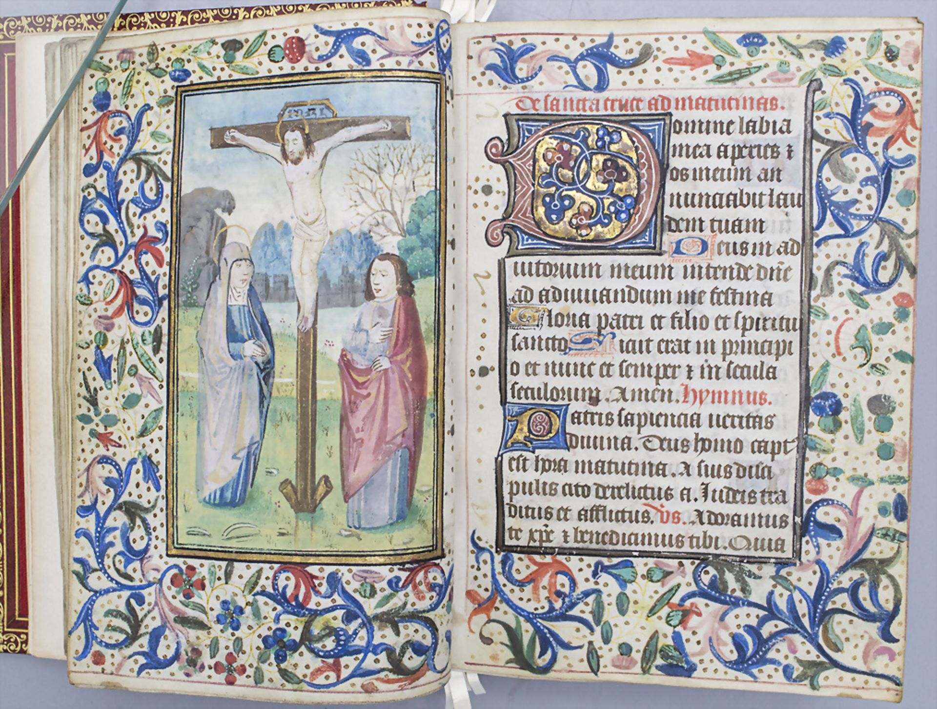 Pracht-Manuskript, Stundenbuch / A gothic splendid book of hours with illuminations, wohl ... - Bild 11 aus 33
