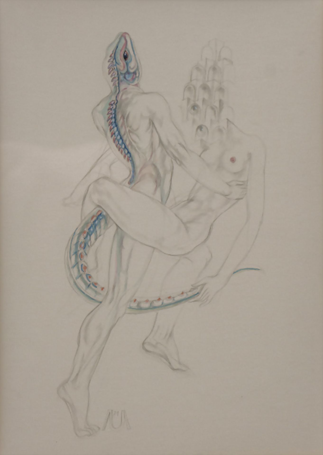 Udo MÖLDERS (*1937), Zwei erotische Zeichnungen / Two erotic drawings, 1971 - Bild 6 aus 10