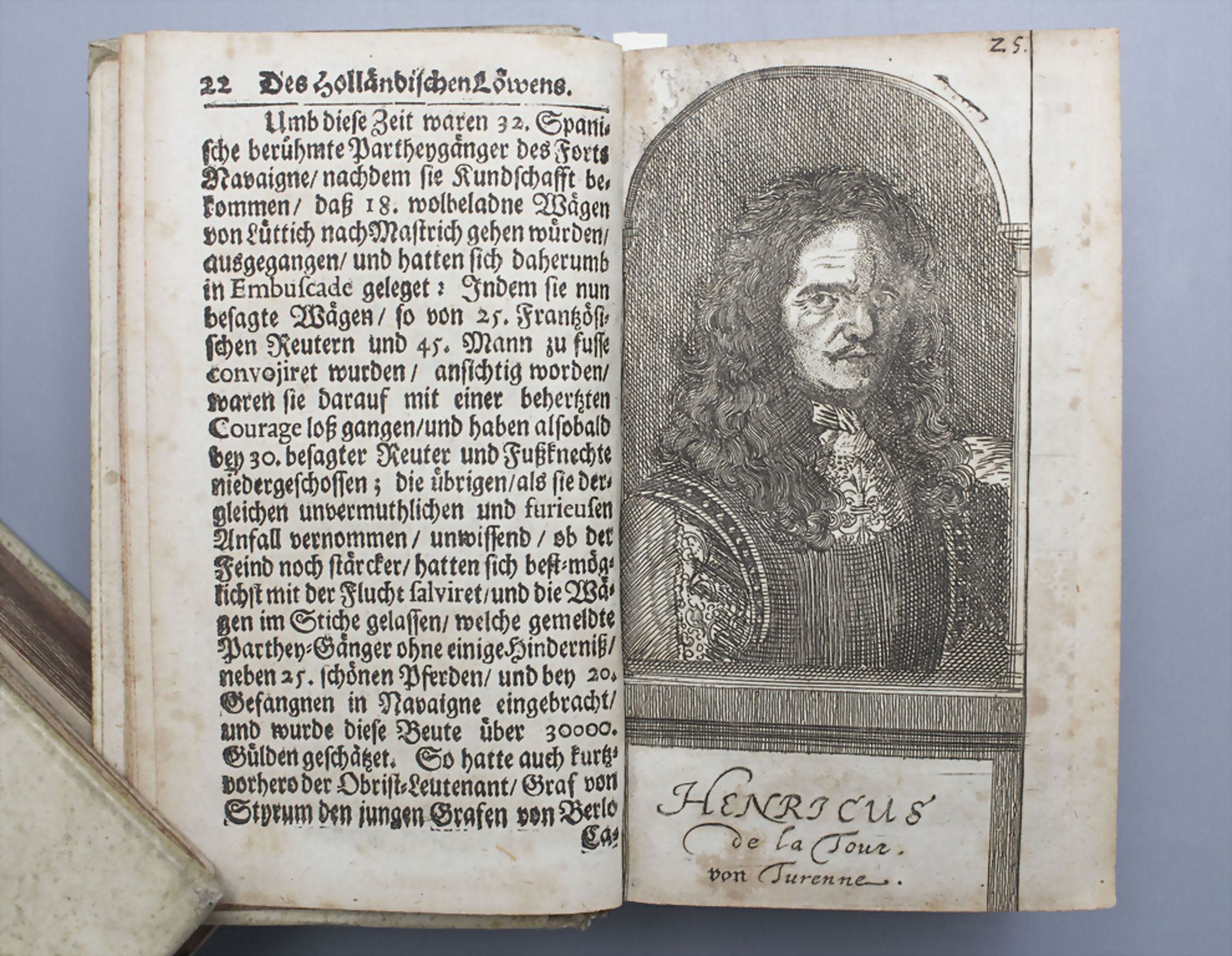 Mattheus Smallegange (1624-1710): 'Niederlands Erquickung oder Der erwachte Löw', 2. Bände, ... - Image 4 of 10