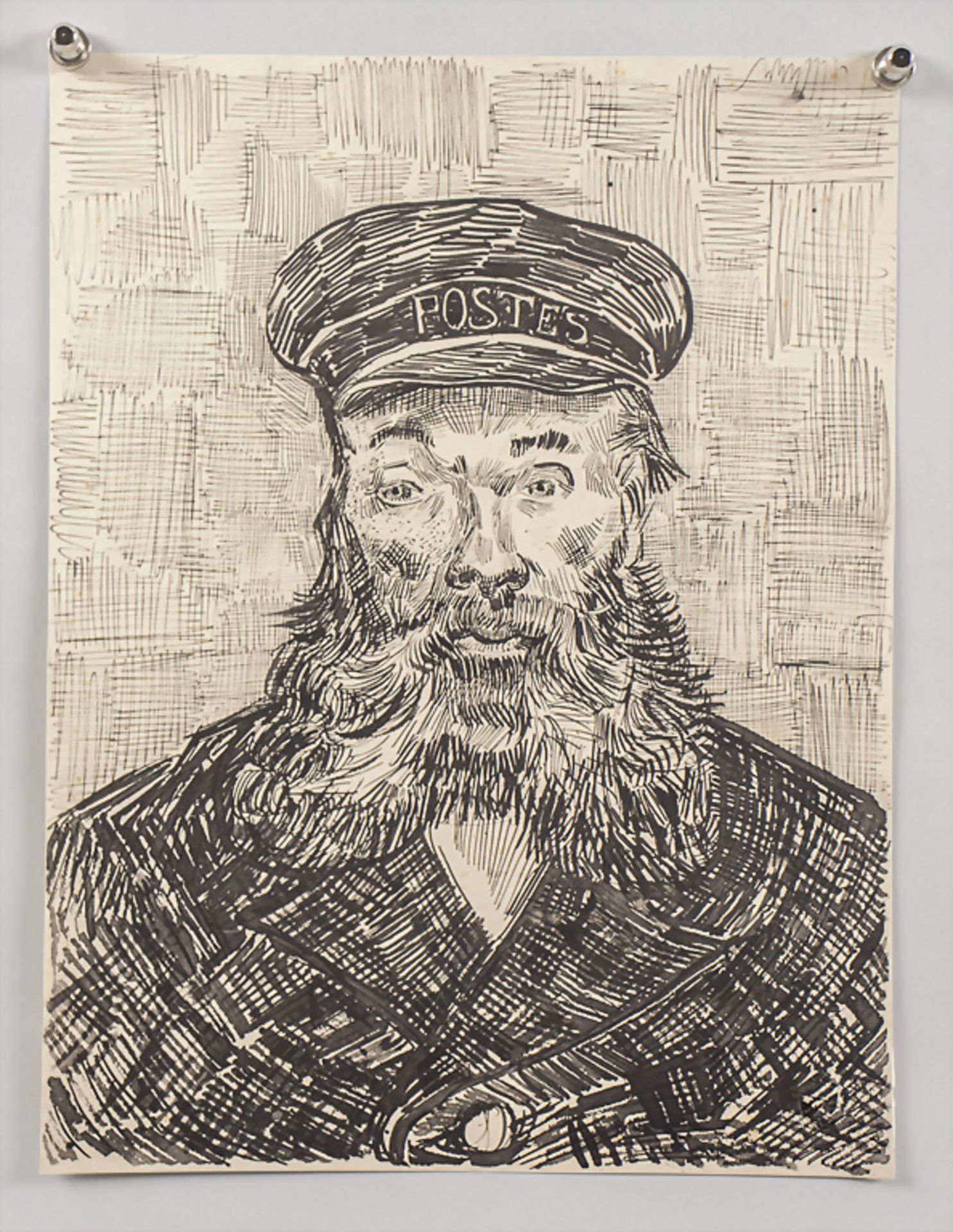 Vincent VAN GOGH (1853-1890), 'Porträt Joseph Rolin', Nachdruck der Marées-Gesellschaft, 1919 - Image 2 of 7