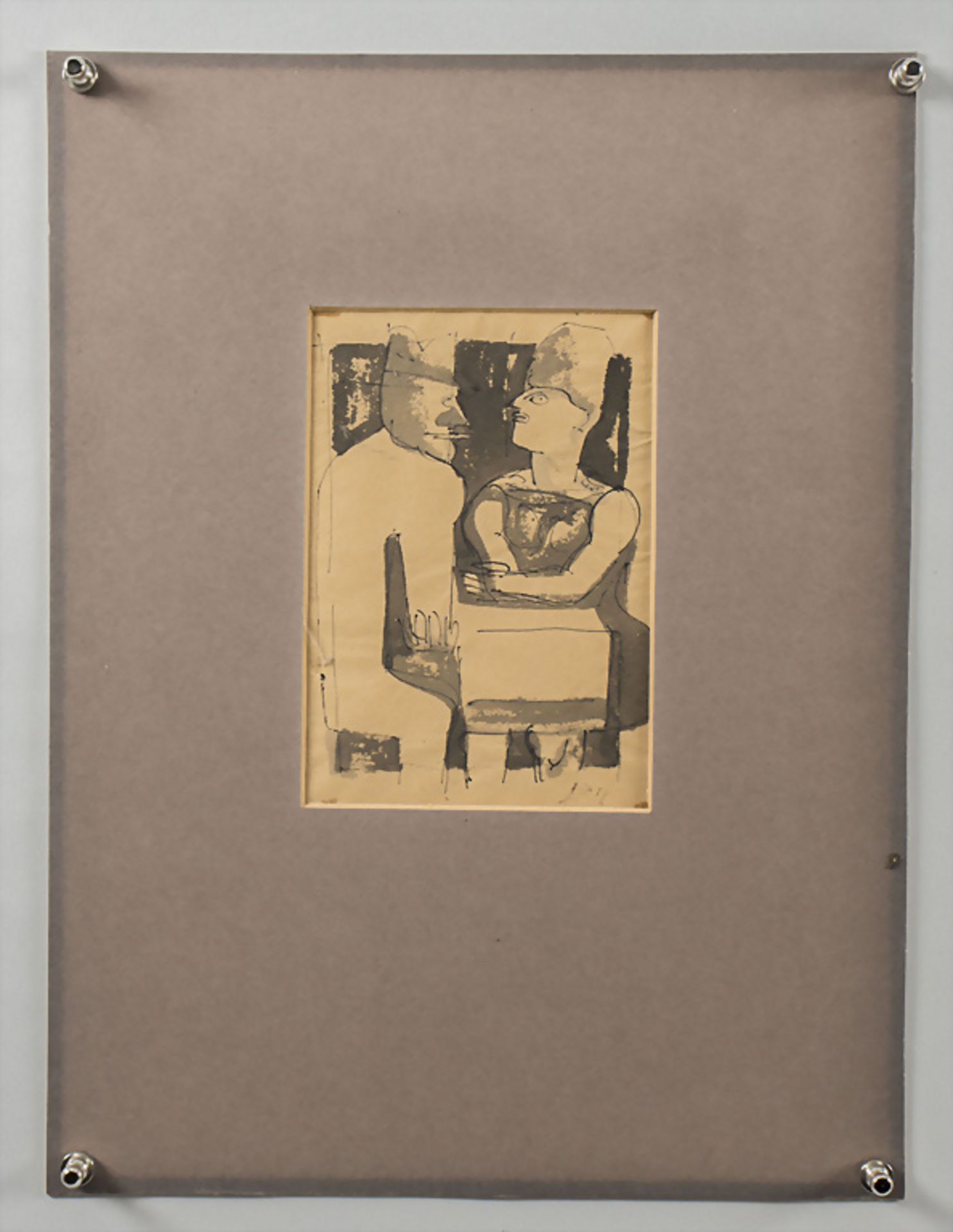 Künstler des 20. Jh., 'Figurenpaar' / 'A pair of figures' - Image 2 of 5