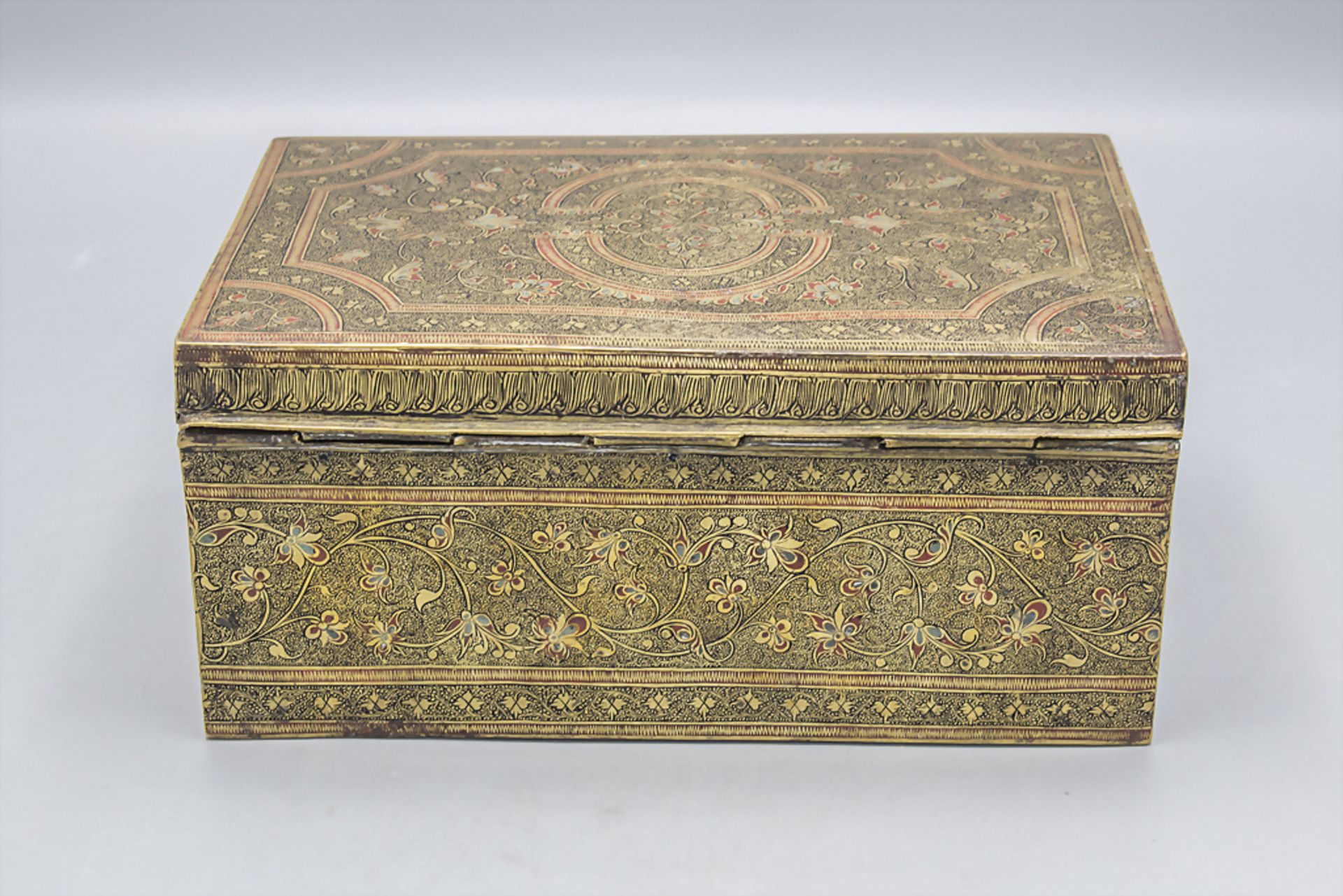 Schatulle / A casket, Indien, um 1900 - Bild 4 aus 6