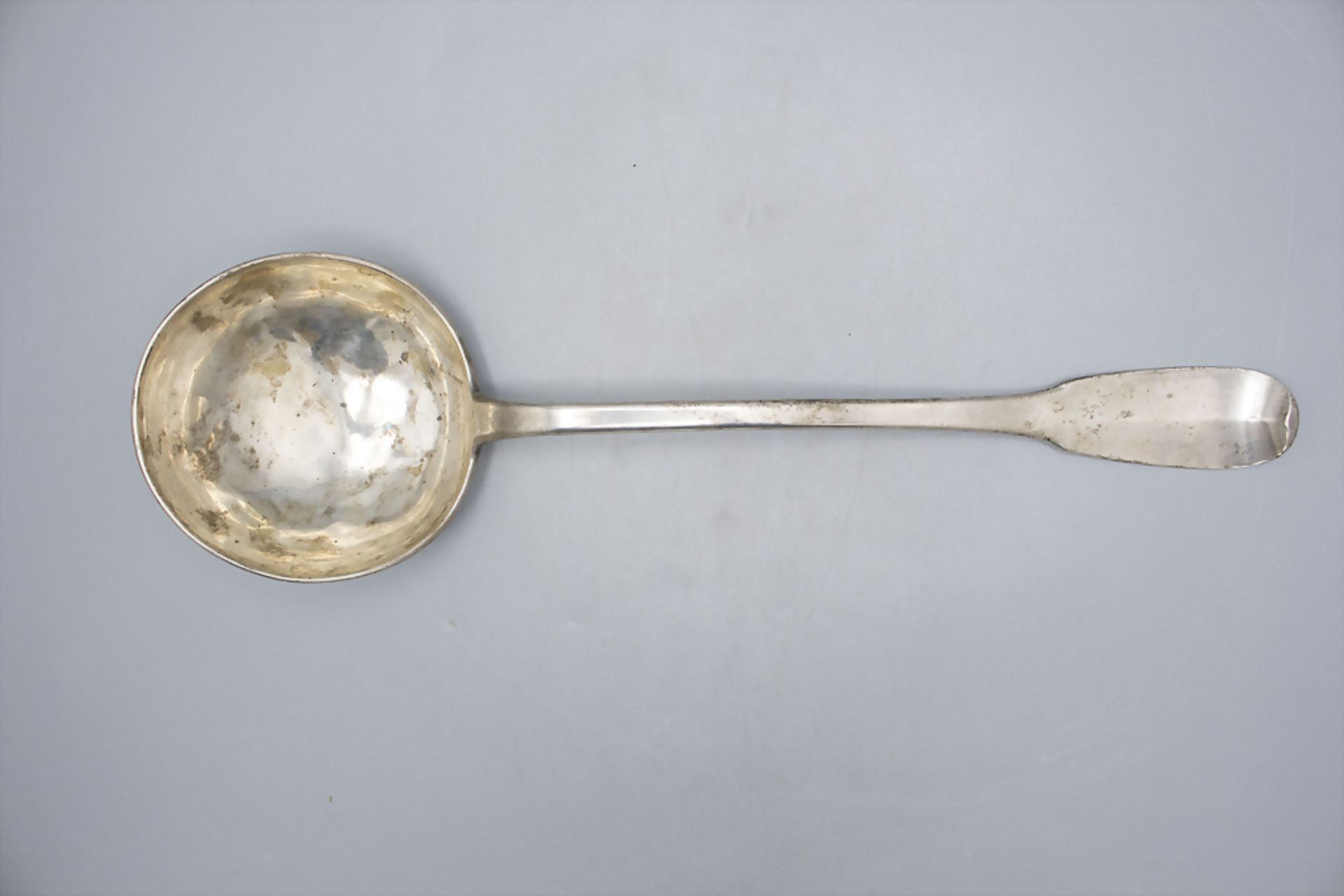Barock Schöpfkelle / A Baroque silver ladle, Arras, um 1765