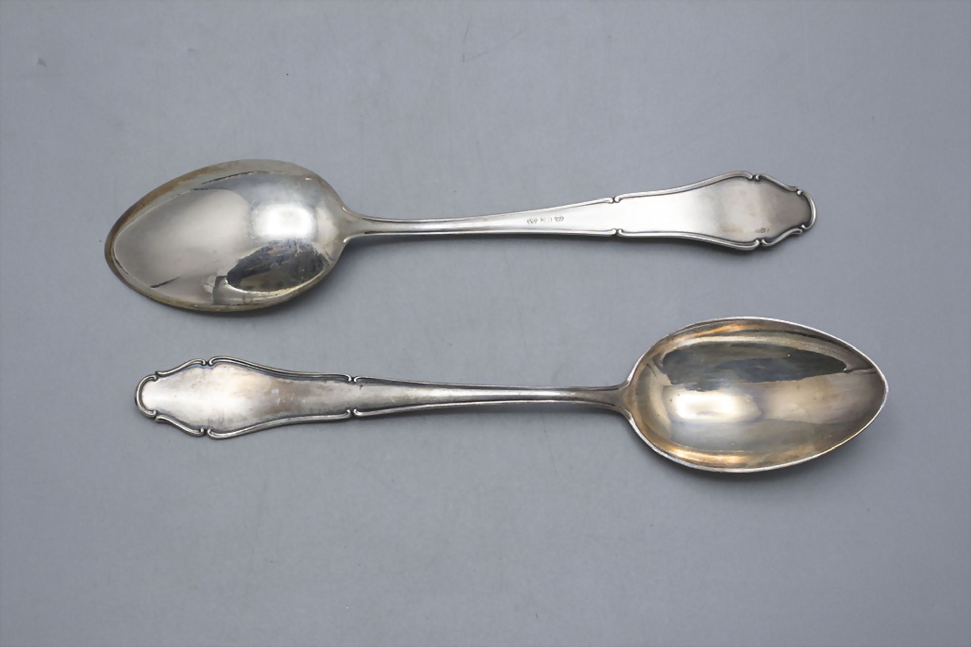 Silberbesteck für 12 Personen / 36 pieces of silver cutlery, Lutz & Weiss, Pforzheim, um 1930 - Bild 3 aus 4