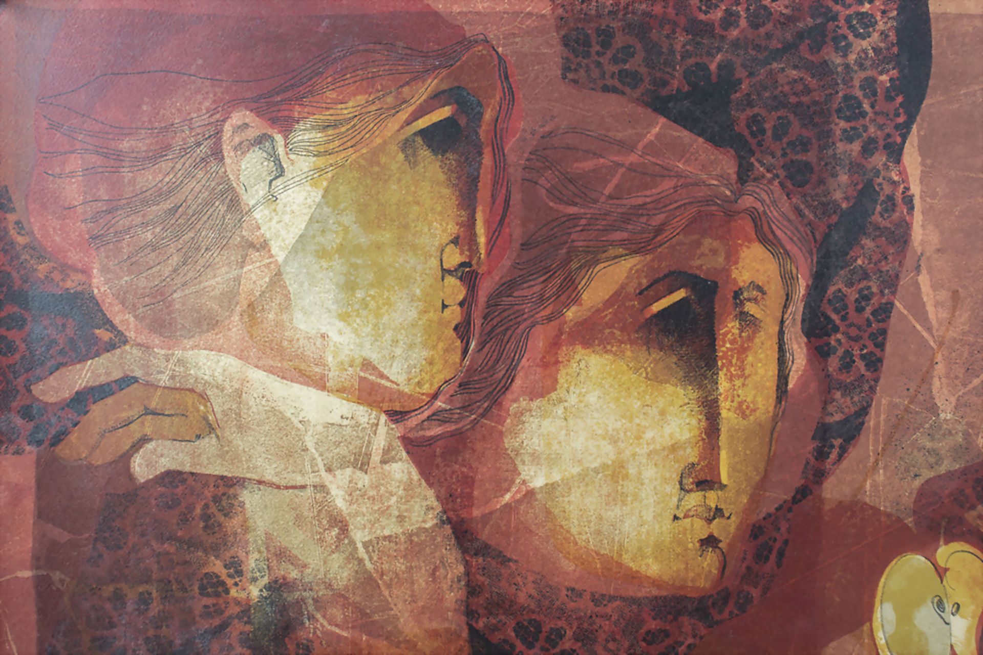 Alvar Sunol Munoz-Ramos, genannt Alvar (*1935), 'Frauenporträts mit Apfel' / 'Portraits of ... - Bild 5 aus 6