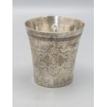 Becher / A silver beaker, Osmanisches Reich / Ottoman, 18.-19. Jh.