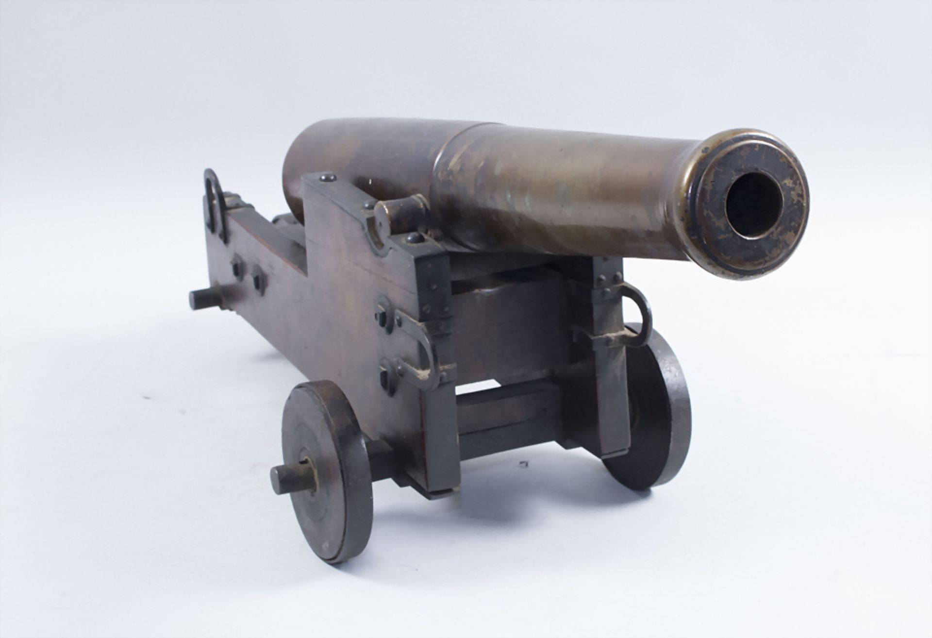 Modellkanone / A model of a cannon, deutsch, um 1880 - Image 2 of 3