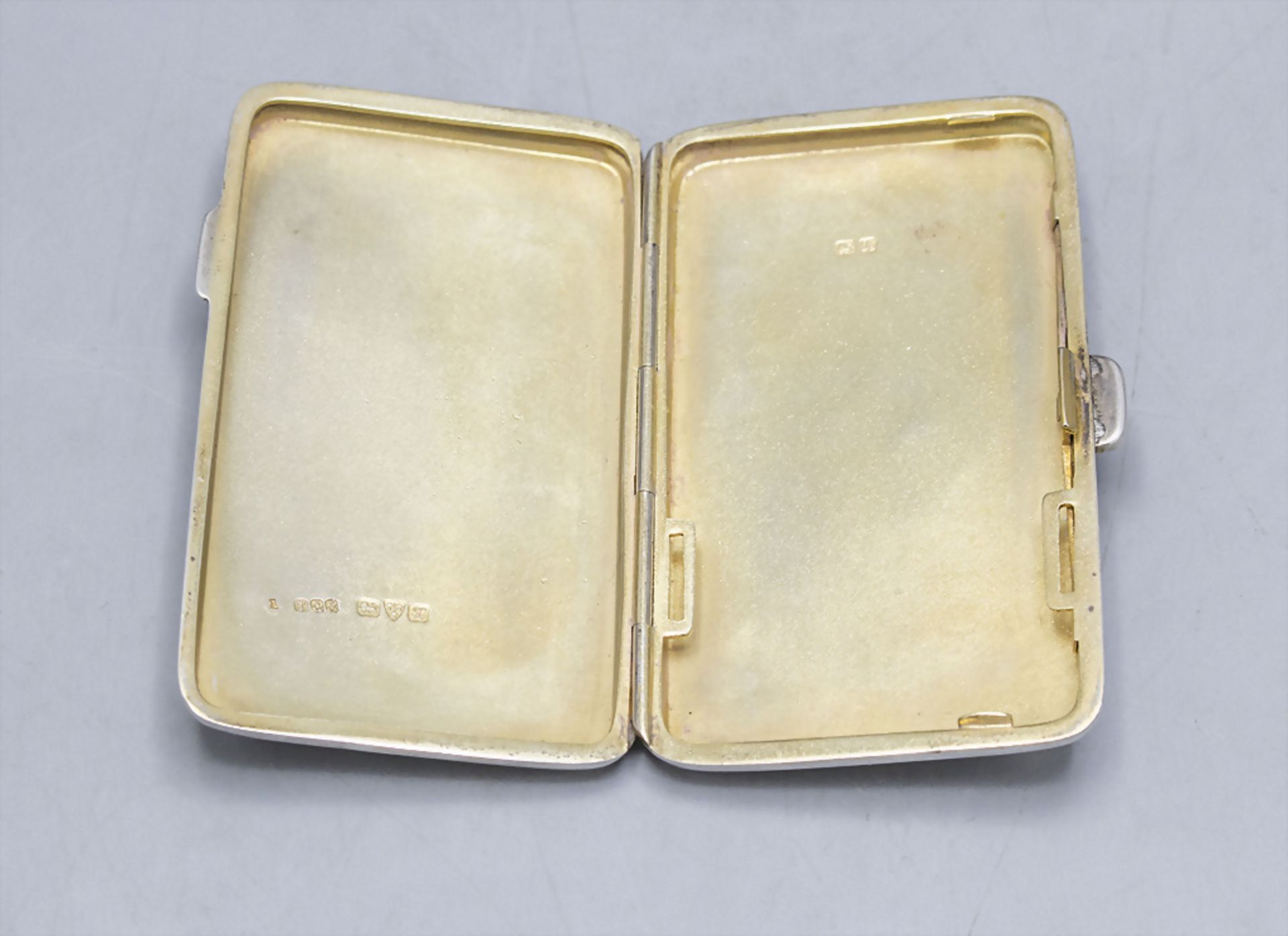 Art Déco Zigarettenetui / An Art Deco silver cigarette case, E.J. Trevitt & Sons, Chester, 1923 - Image 3 of 5