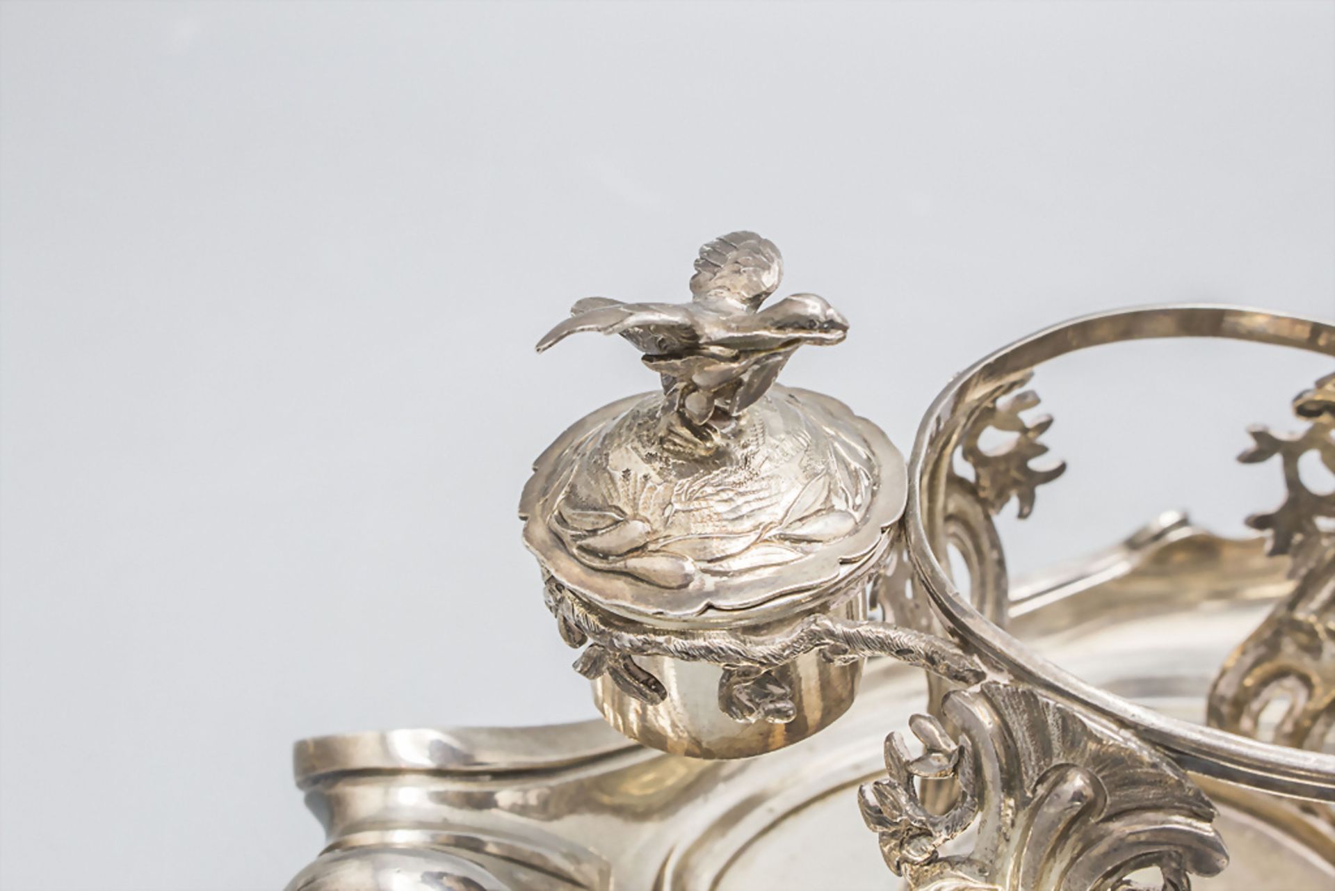 Barock-Menage / A Baroque silver cruet stand / Huiliere, Guillaume Brunet, Arles, 1770 - Image 5 of 9