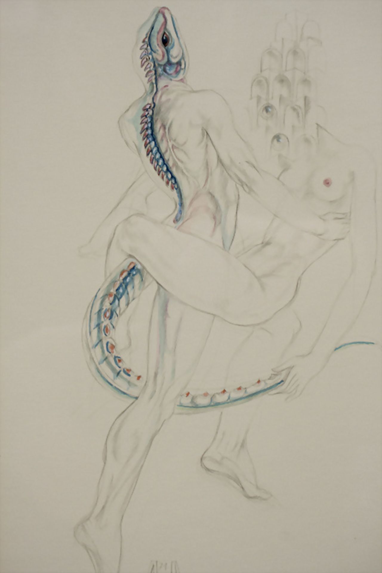 Udo MÖLDERS (*1937), Zwei erotische Zeichnungen / Two erotic drawings, 1971 - Bild 7 aus 10