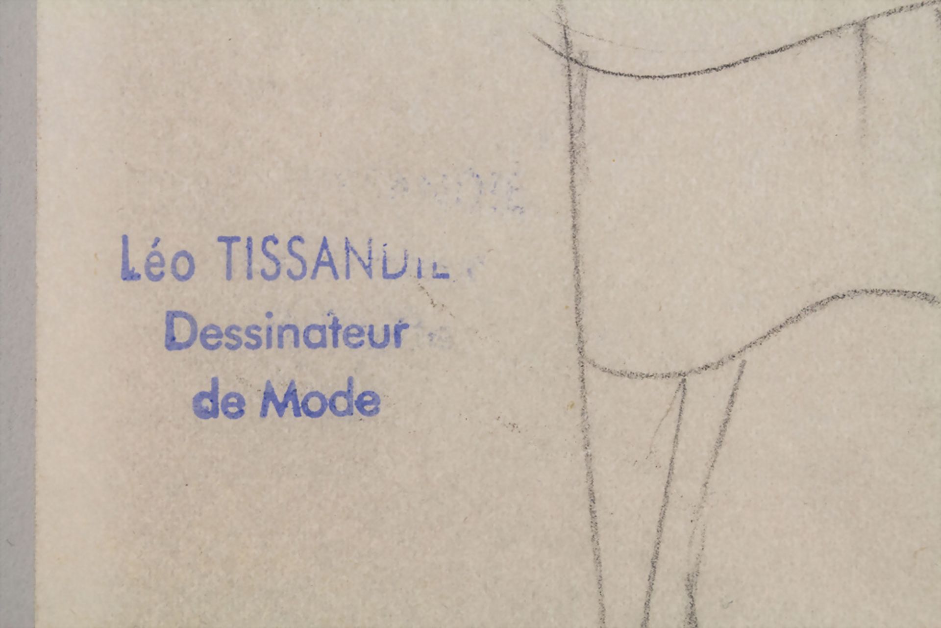 Léo TISSANDIÉ (Bessuéjouls 1888-1951 Paris), Konvolut Modezeichnungen, um 1930er Jahre - Bild 3 aus 5