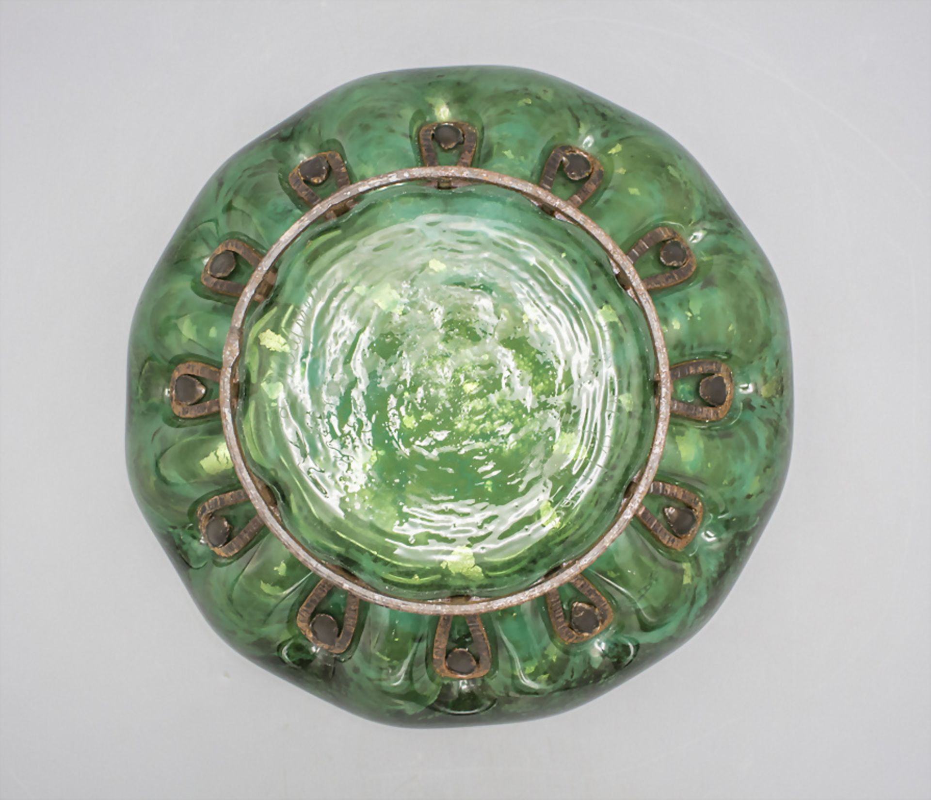 Große Art Déco Schale / A large Art Deco bowl, Louis Majorelle & Daum, Nancy, um 1920 - Image 4 of 4