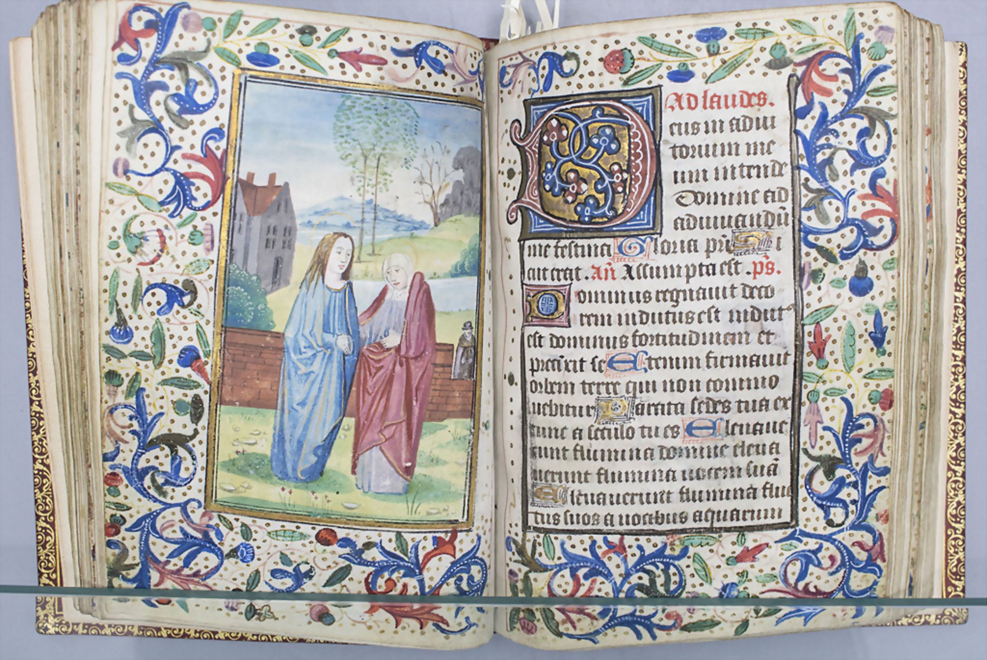 Pracht-Manuskript, Stundenbuch / A gothic splendid book of hours with illuminations, wohl ... - Bild 16 aus 33