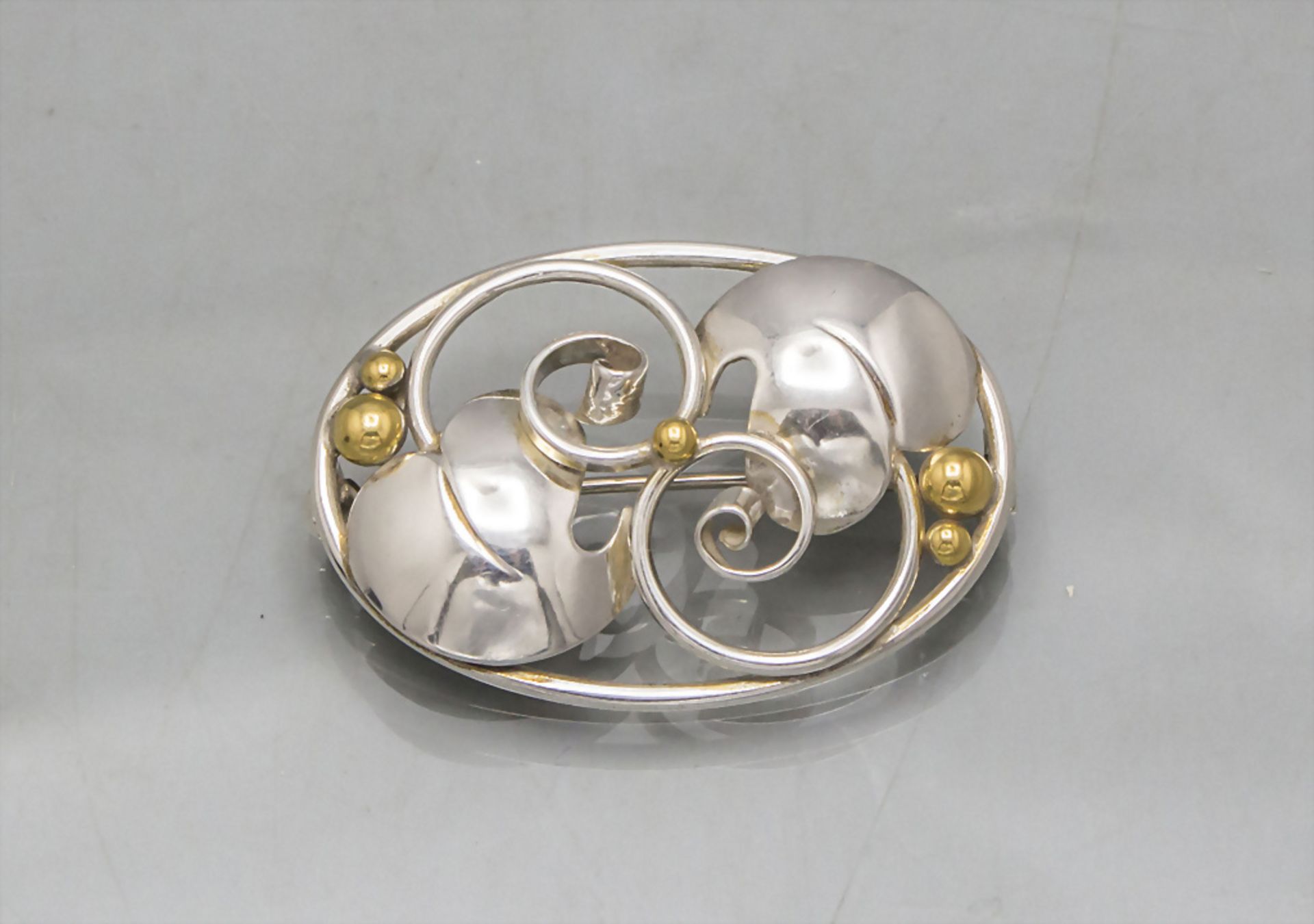 Jugendstil Brosche / An Art Nouveau brooch, Kaufmann, Wien, um 1900