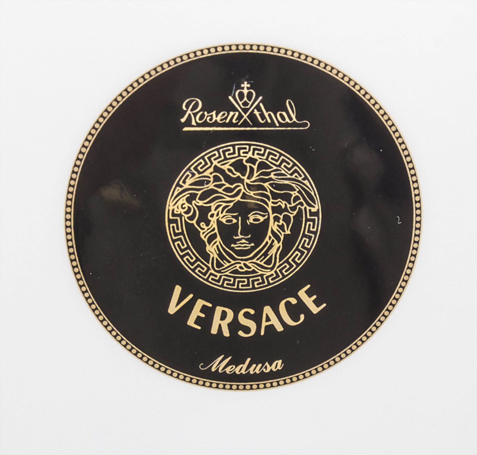 Konvolut Porzellangeschirr / A set of 7 porcelain pieces, 'Medusa', Versace für Rosenthal, ... - Bild 5 aus 12