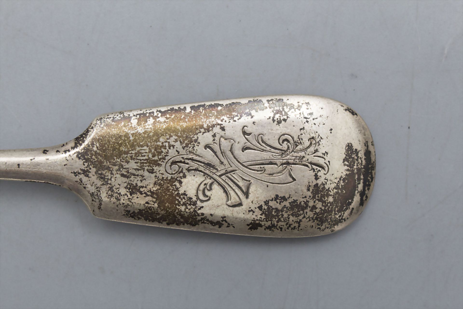 2 Löffel / 2 silver spoons, Moskau/Moscow, um 1905 - Image 3 of 4