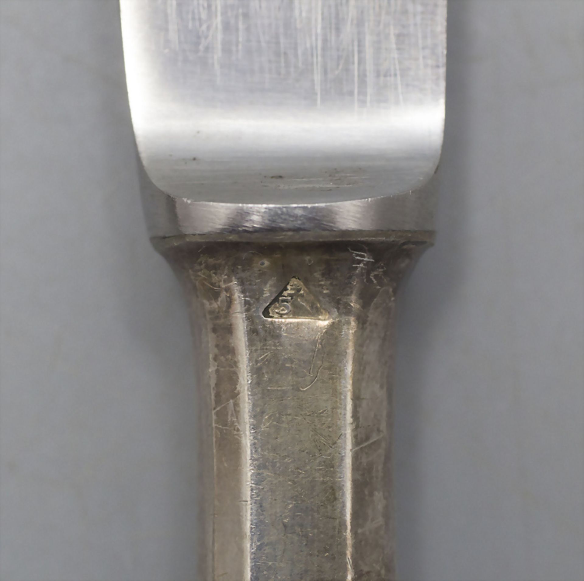 12 tlg. Dessertbesteck / 12 pieces of silver dessert cutlery, Tschechoslowakei, um 1925 - Image 6 of 6