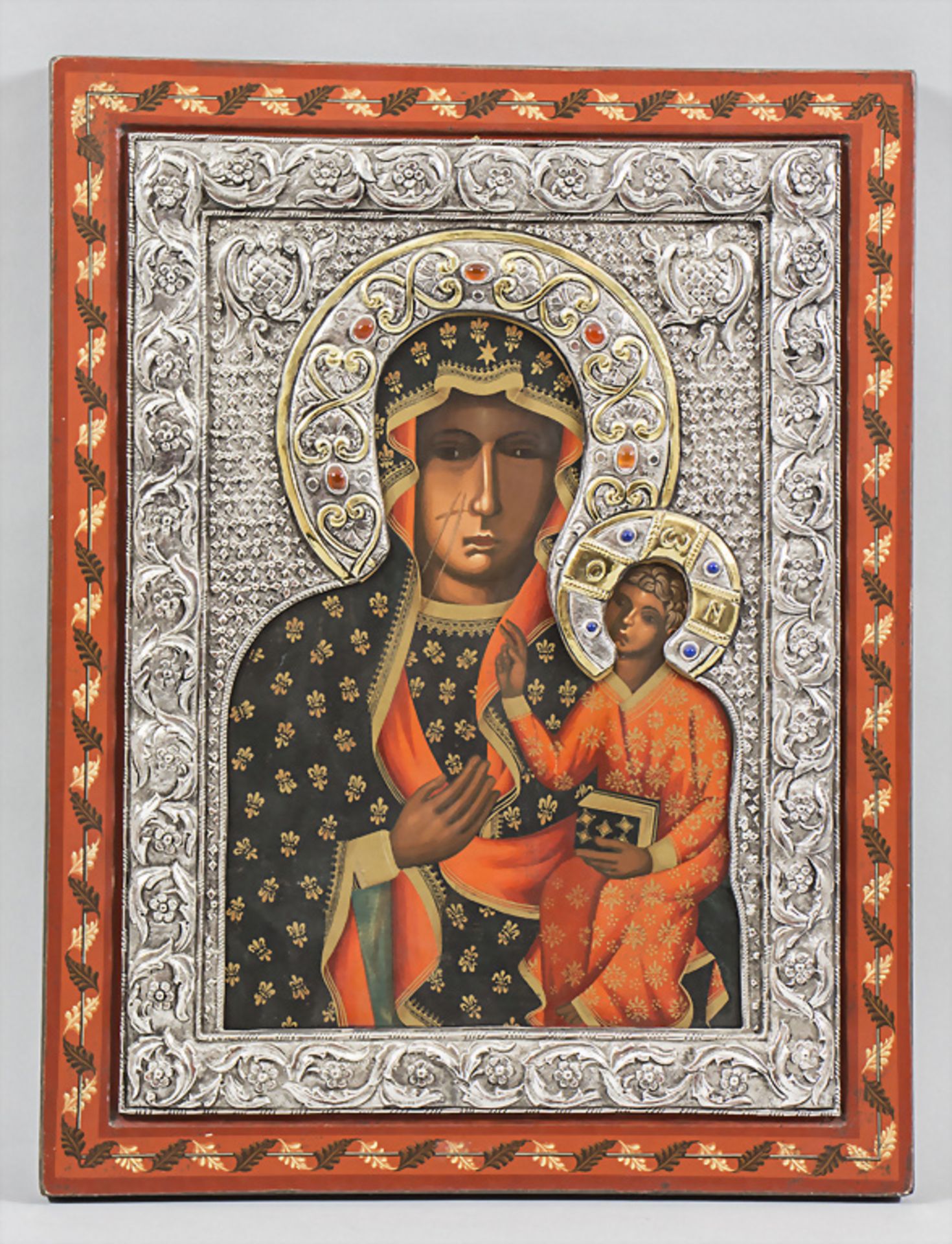 Ikone 'Schwarze Madonna von Tschenstochau' / Icon 'Black Madonna of Częstochowa'