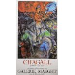 Marc CHAGALL (1887-1985), Ausstellungsplakat / Exhibition poster, Galerie Maeght, Paris, 1979