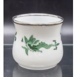 Bechervase 'Reicher Drache' mit Silberrand / A vase 'Rich Dragon' with silver rim, Meissen, ...