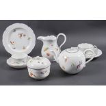 Neun Teile Restservice / Nine pieces of a service, Meissen, 20. Jh.