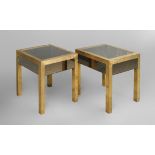 Sandro Petti, pair of bedside tables 