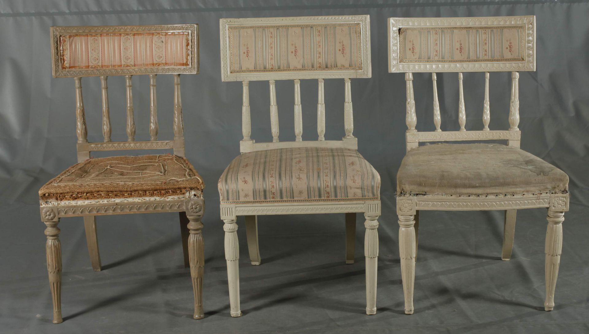 Drei gustavianische Stühle  - Bild 2 aus 8