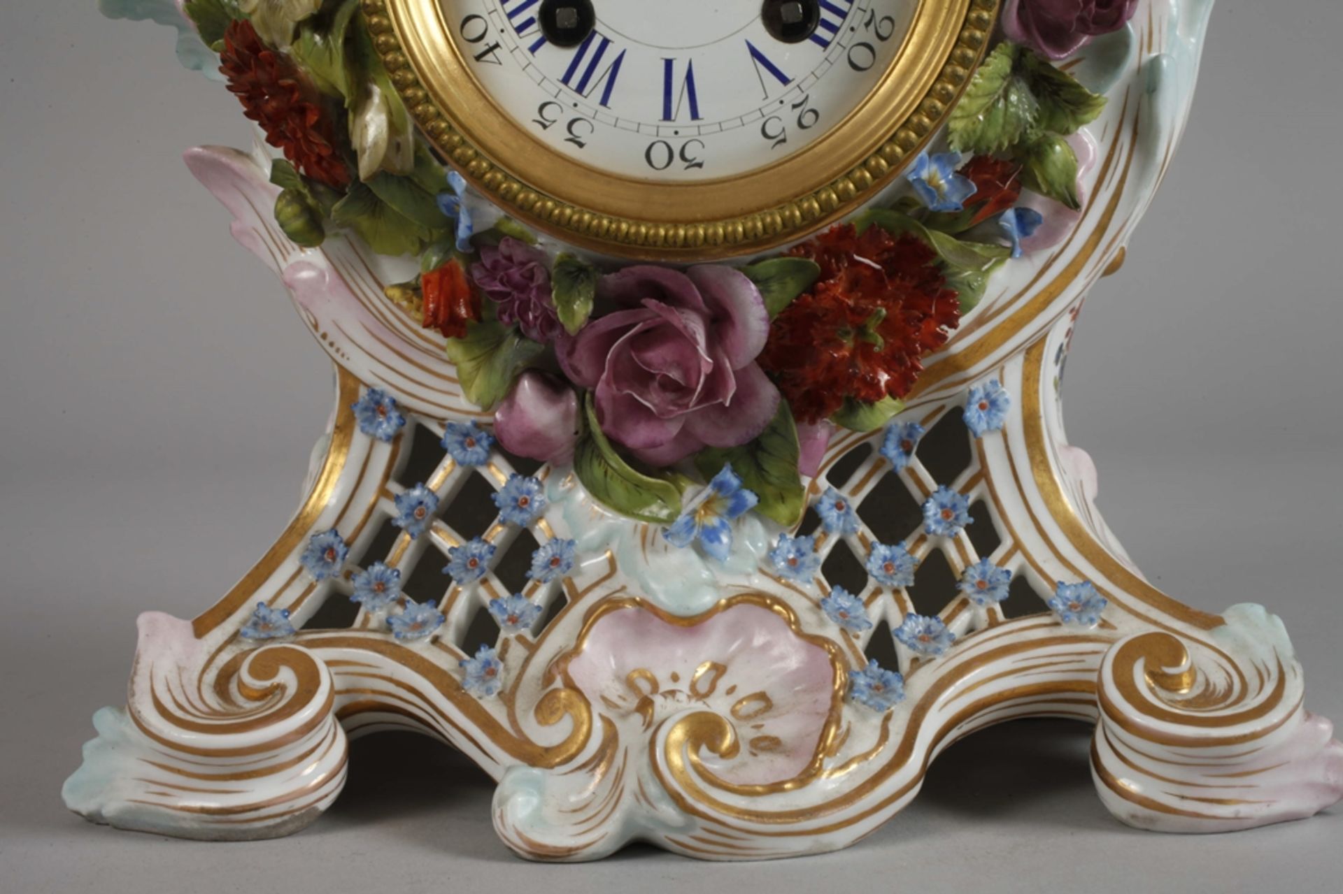 France splendid table clock with cupid - Image 4 of 7