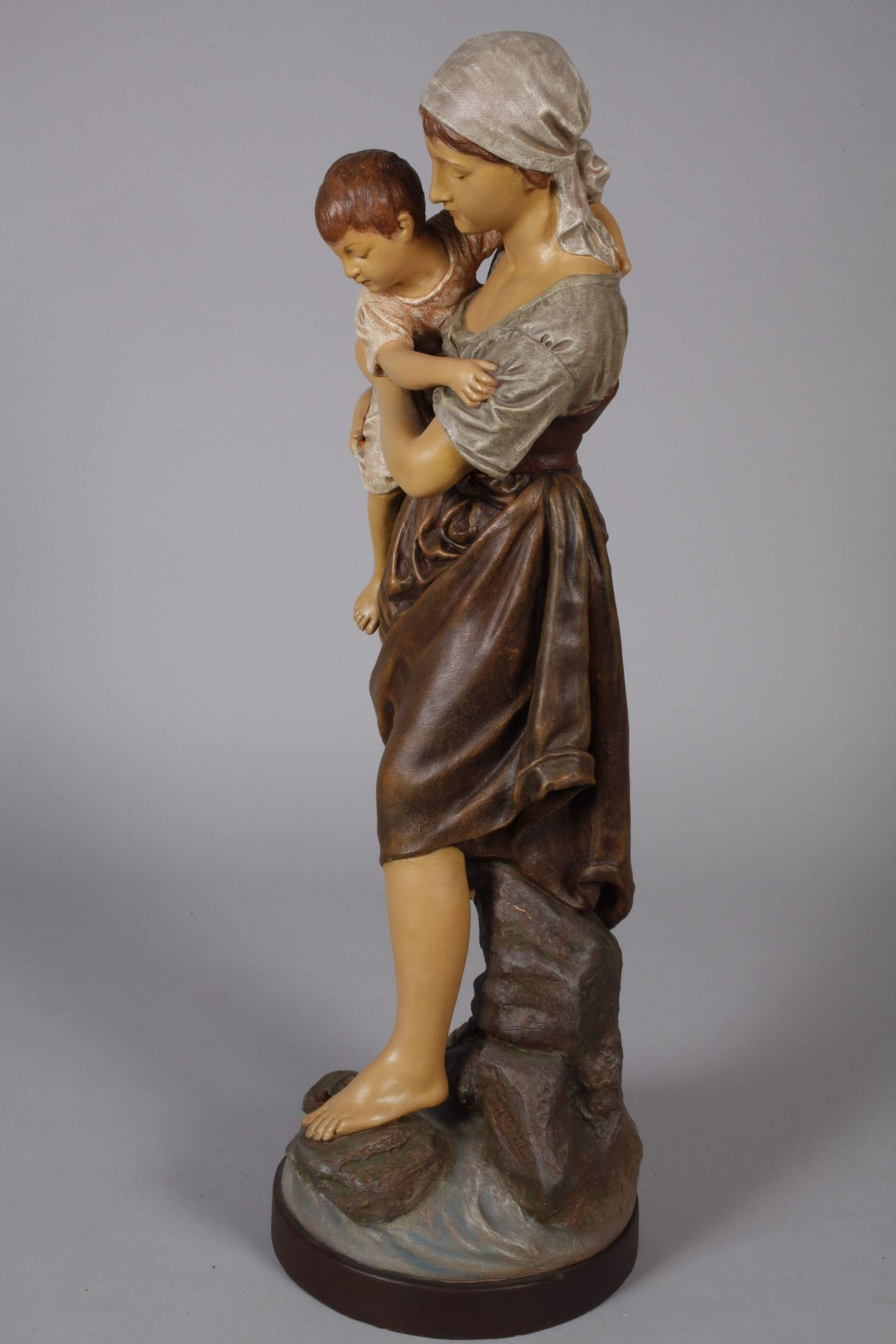 Joseph le Guluche, Fisherwoman with Child - Image 3 of 9