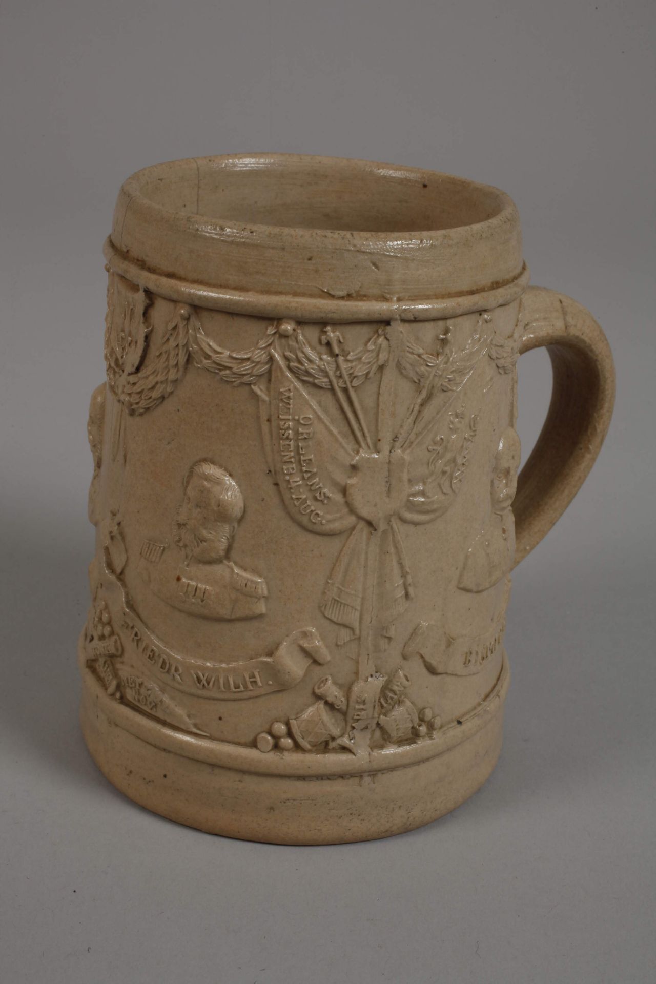 Seven 1st World War beer mugs - Image 5 of 6