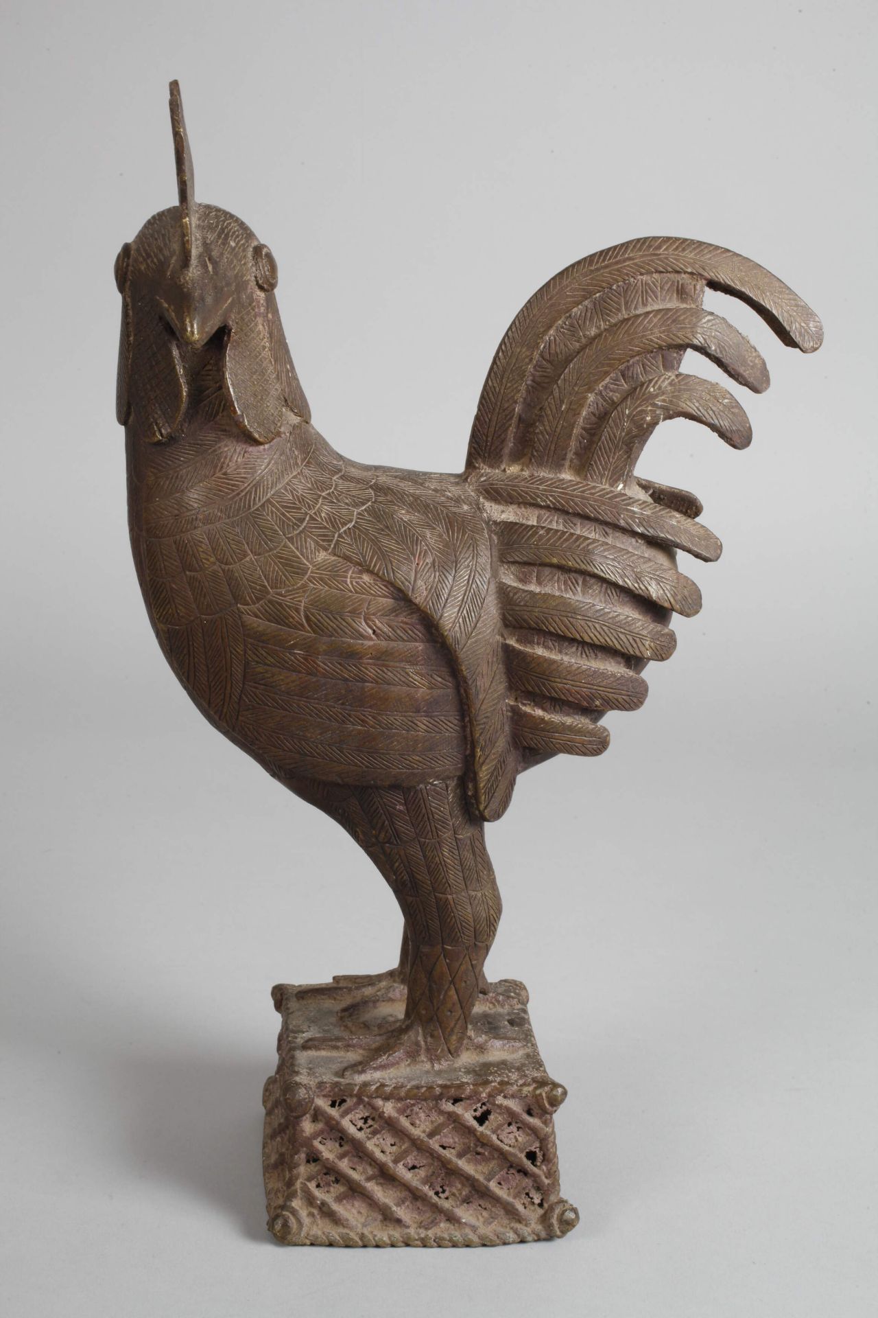 Four bronzes Benin - Image 8 of 10