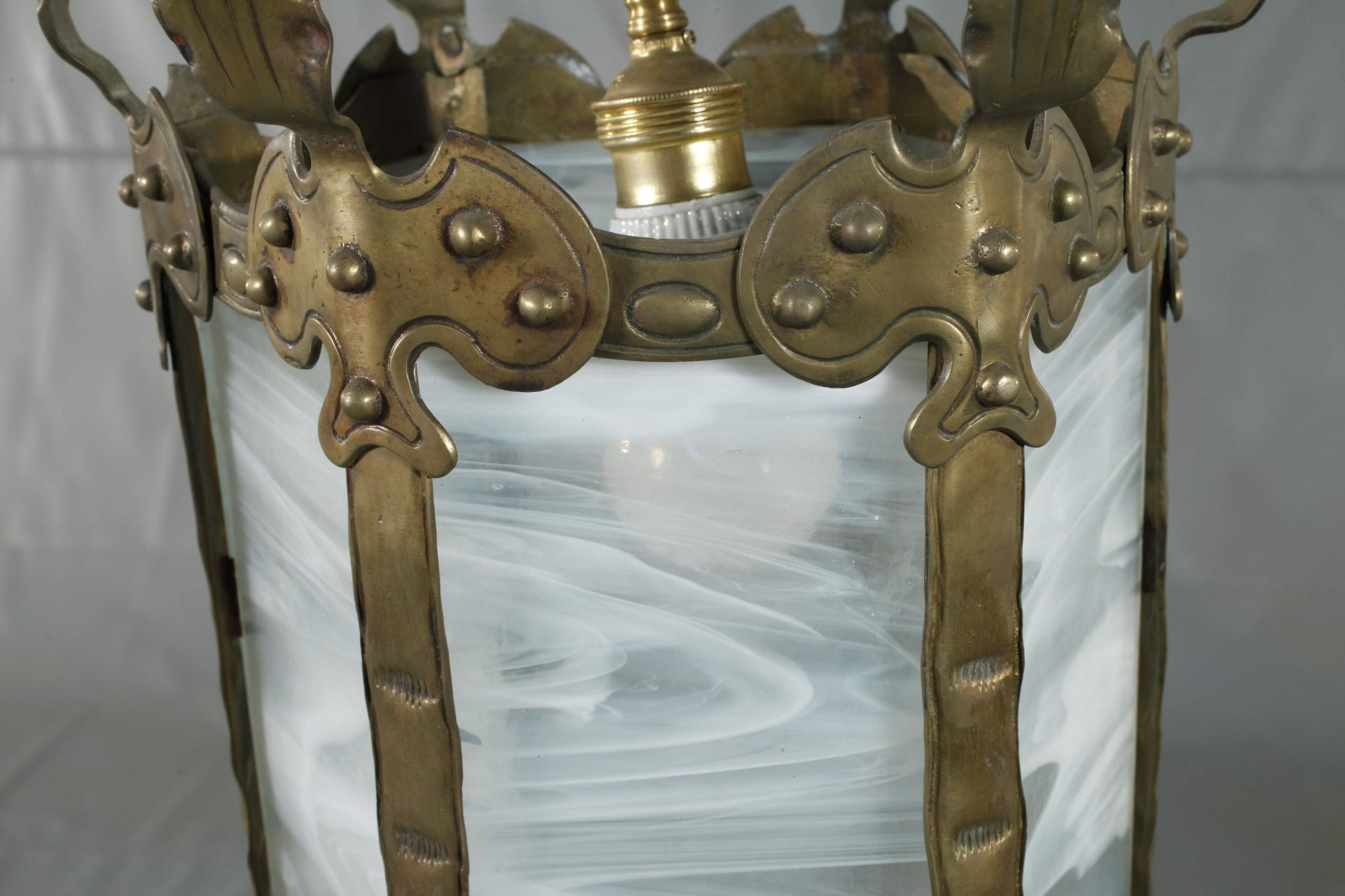 Art Nouveau ceiling lamp - Image 5 of 5