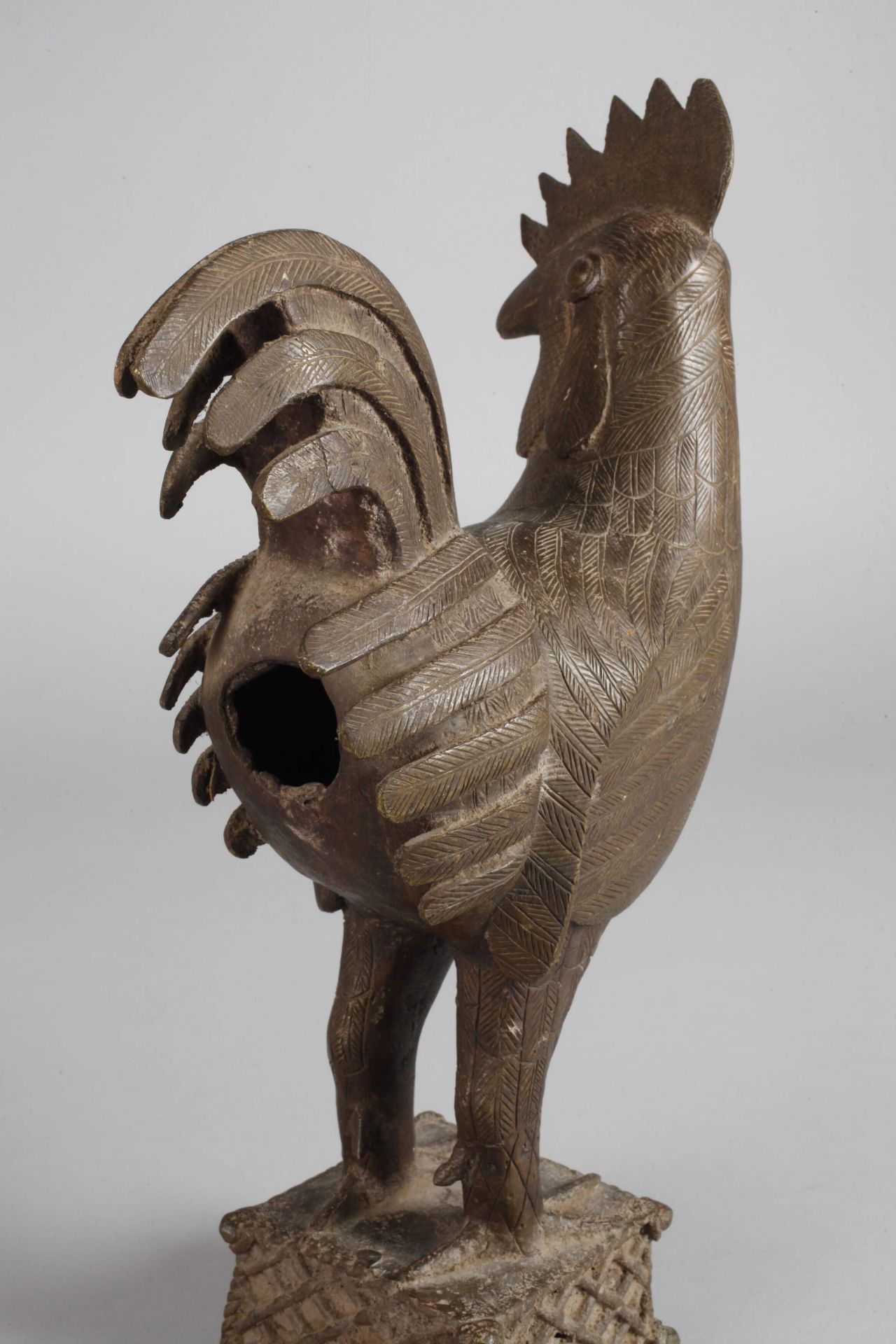 Four bronzes Benin - Image 10 of 10