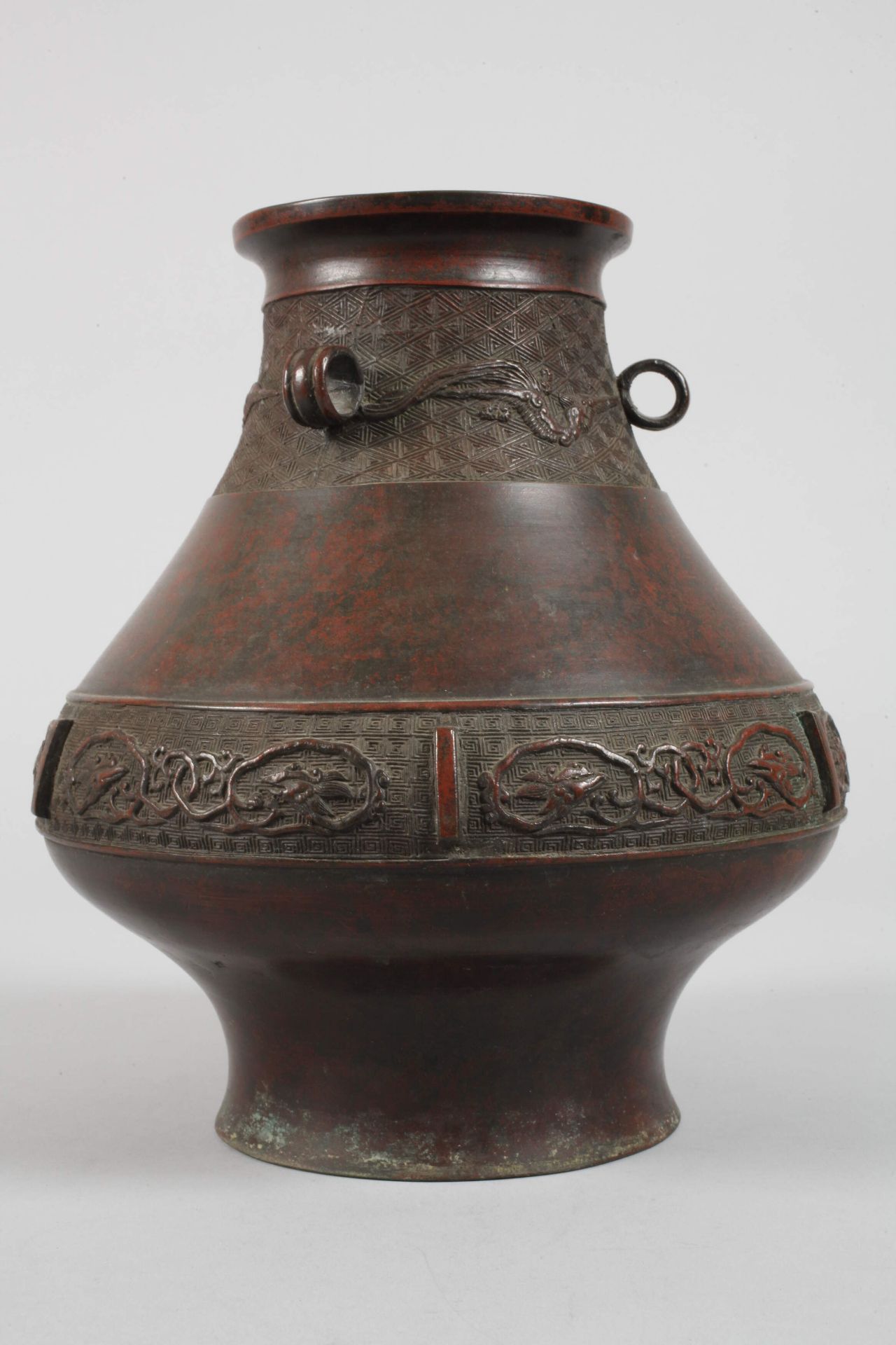 Bronze vase - Image 4 of 6