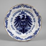 Meissen patriotic plate imperial period