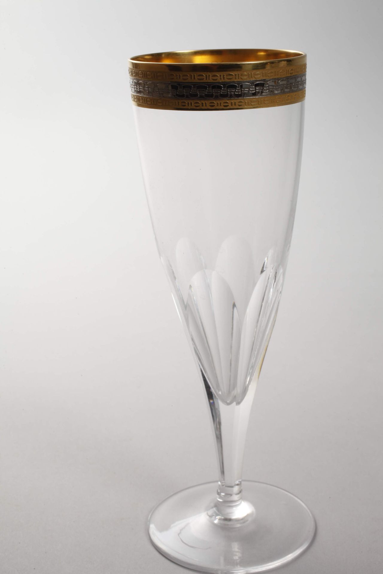 Set of glasses with gold rim - Image 5 of 6