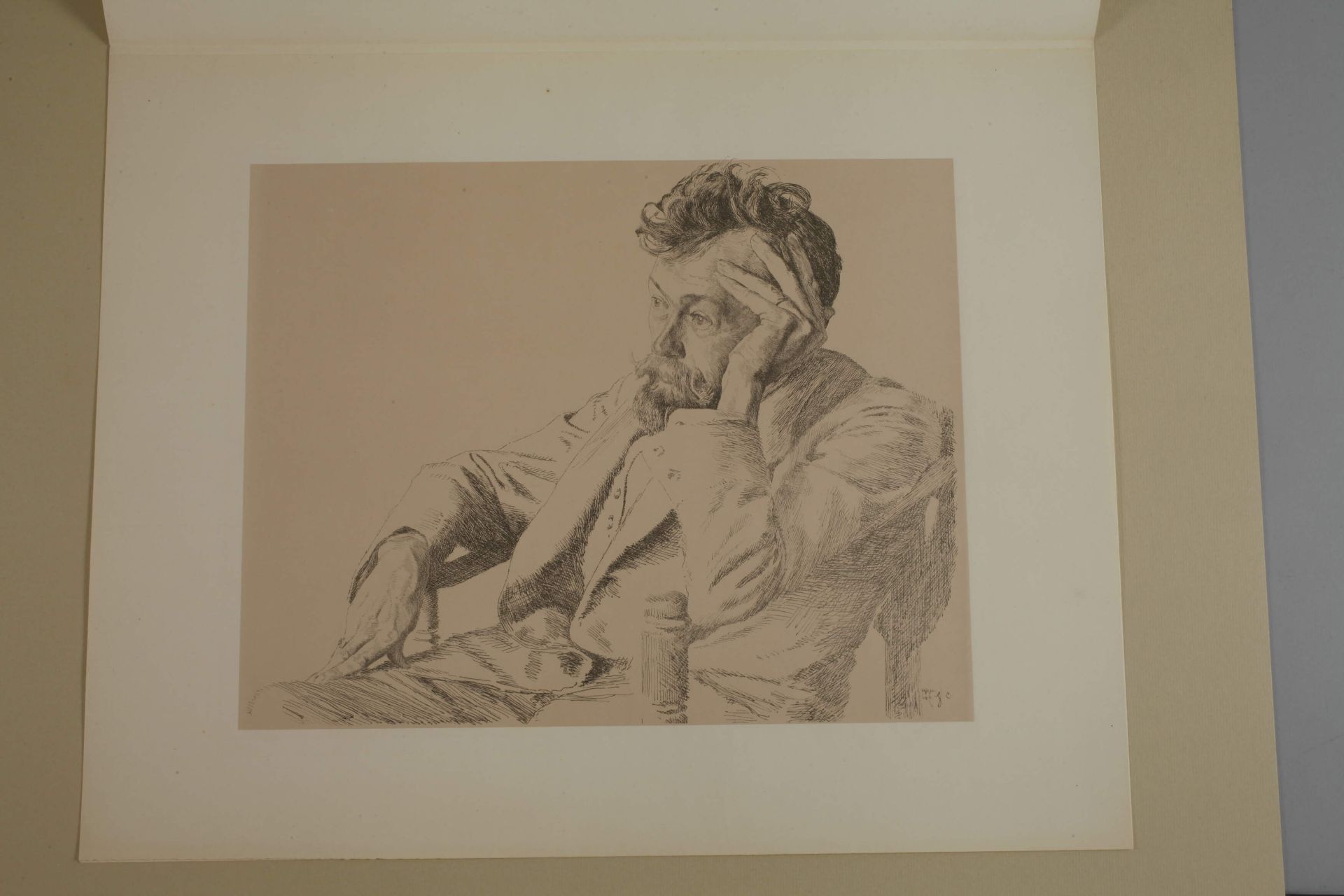 Otto Greiner, Portrait Prof. Paul Horst-Schulze - Image 2 of 4