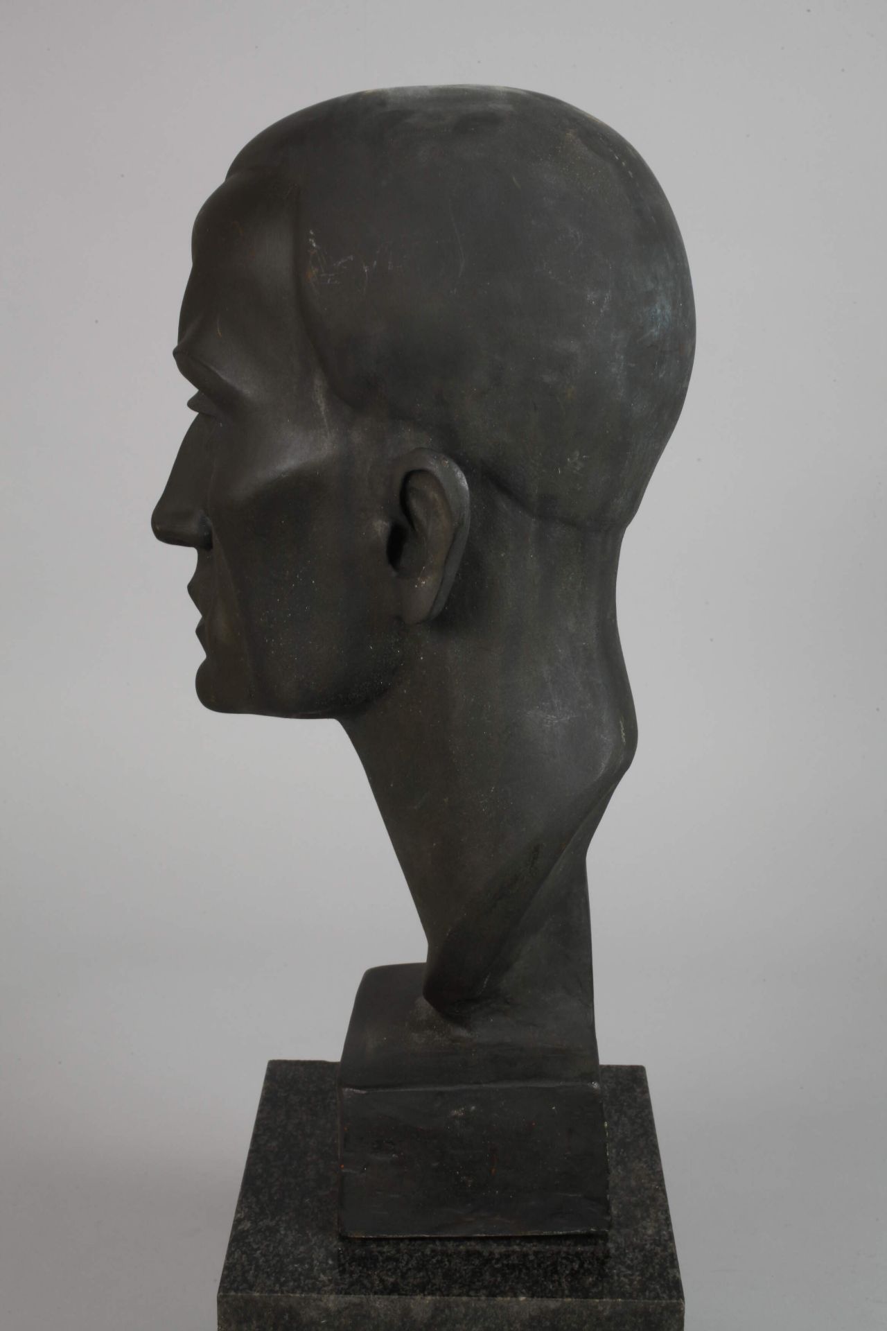 Franz Gelb, bust self-portrait - Image 3 of 6