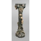 Art Nouveau flower column