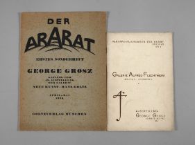 Zwei Ausstellungskataloge George Grosz