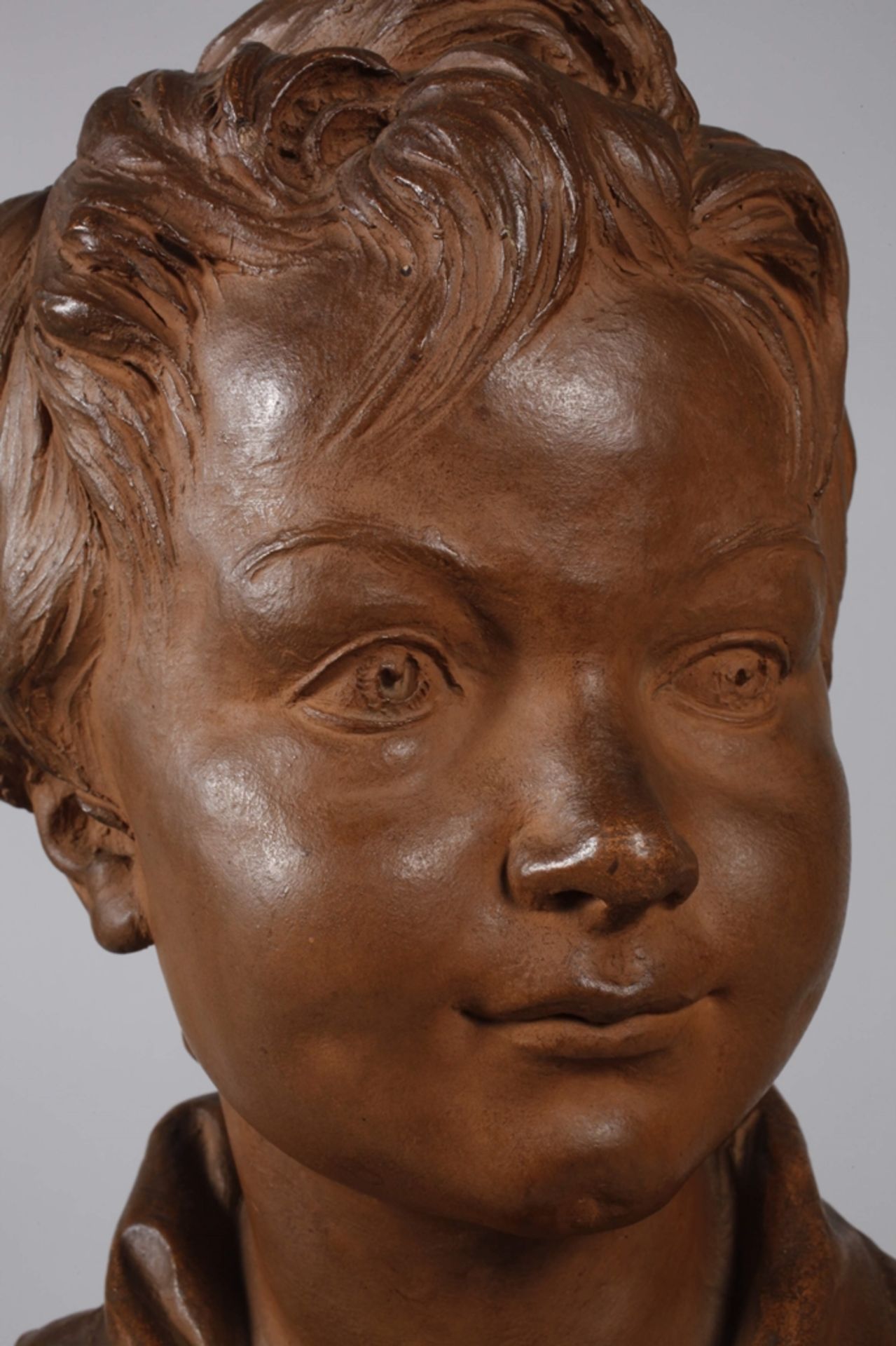 after Jean-Antoine Houdon, child's bust  - Image 2 of 6