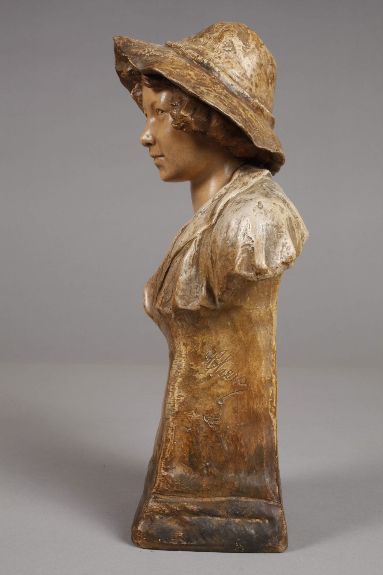 Cherc, boy's bust - Image 3 of 9