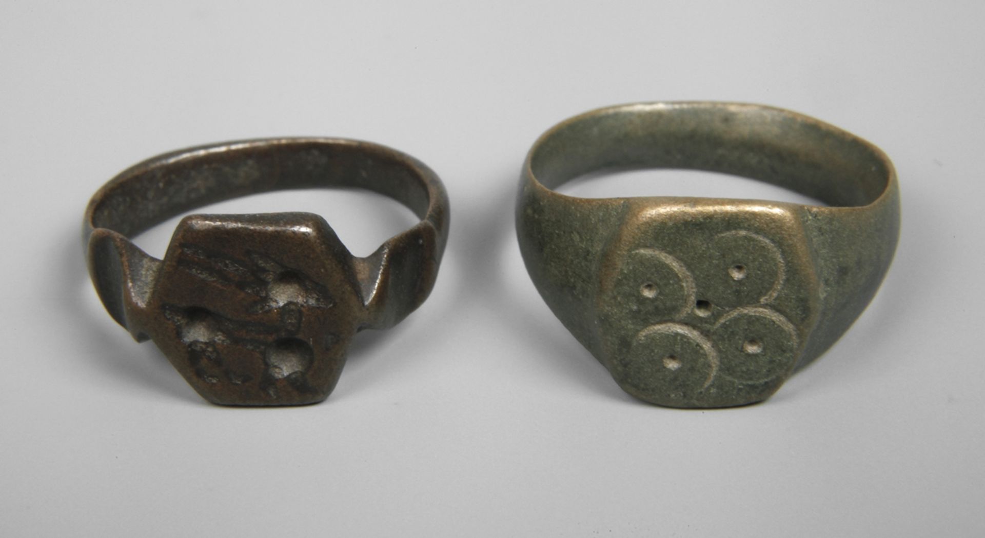 Two antique rings