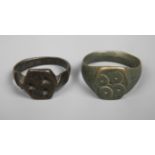 Two antique rings