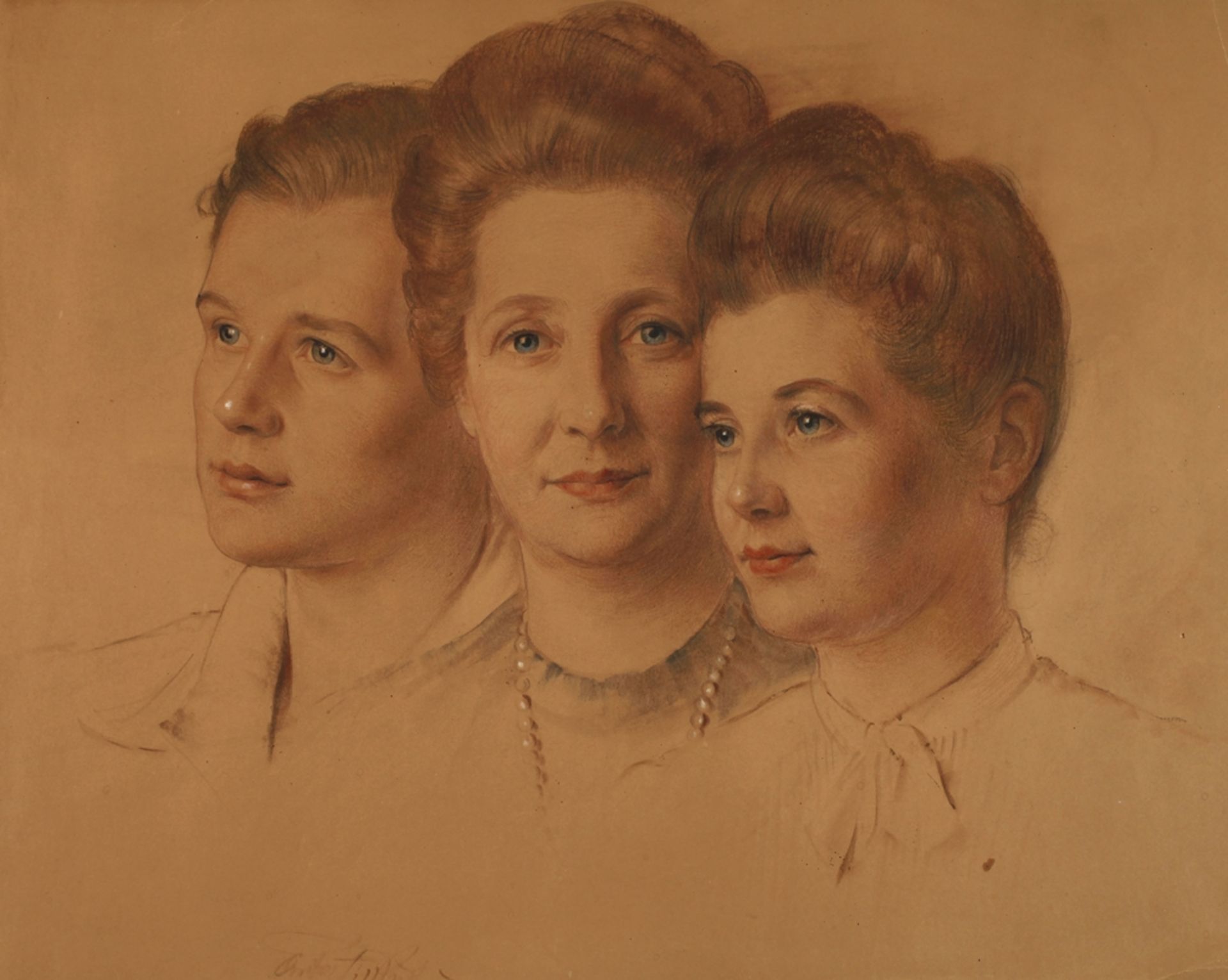 Anton Filkuka, family portrait