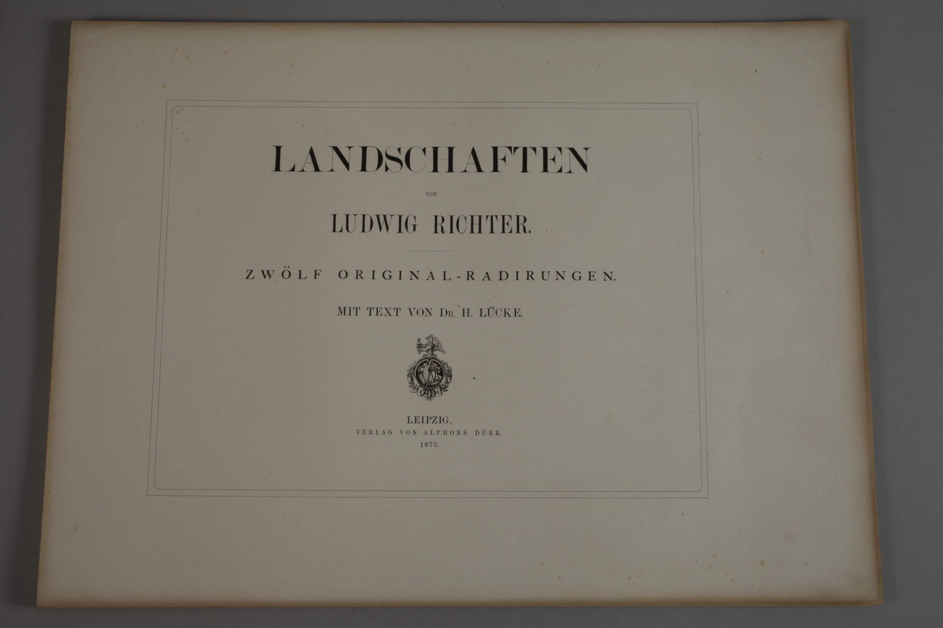 Ludwig Richter, portfolio "Landschaften" - Image 2 of 4