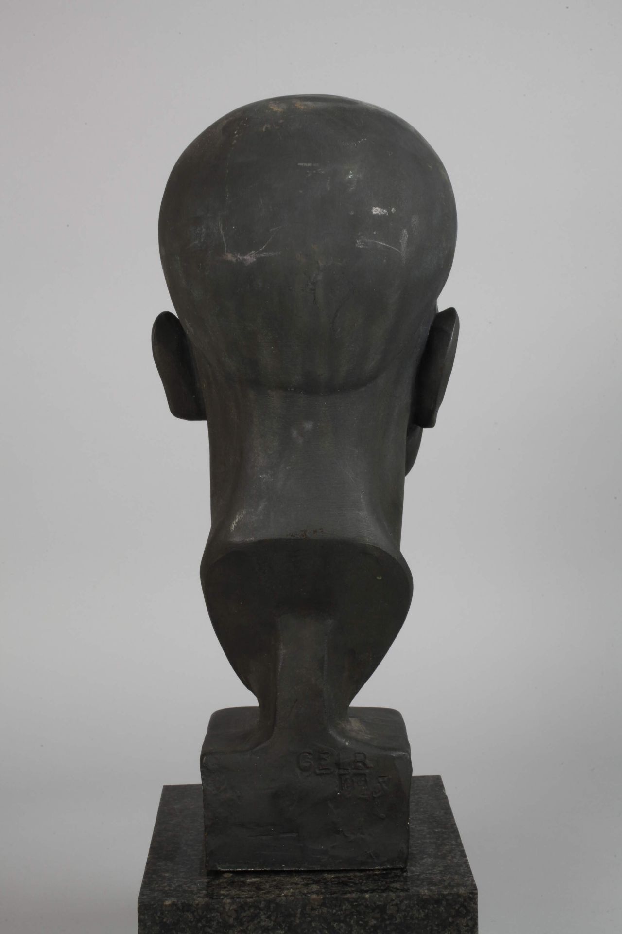 Franz Gelb, bust self-portrait - Image 4 of 6