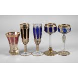 Five Steiner & Vogel glasses