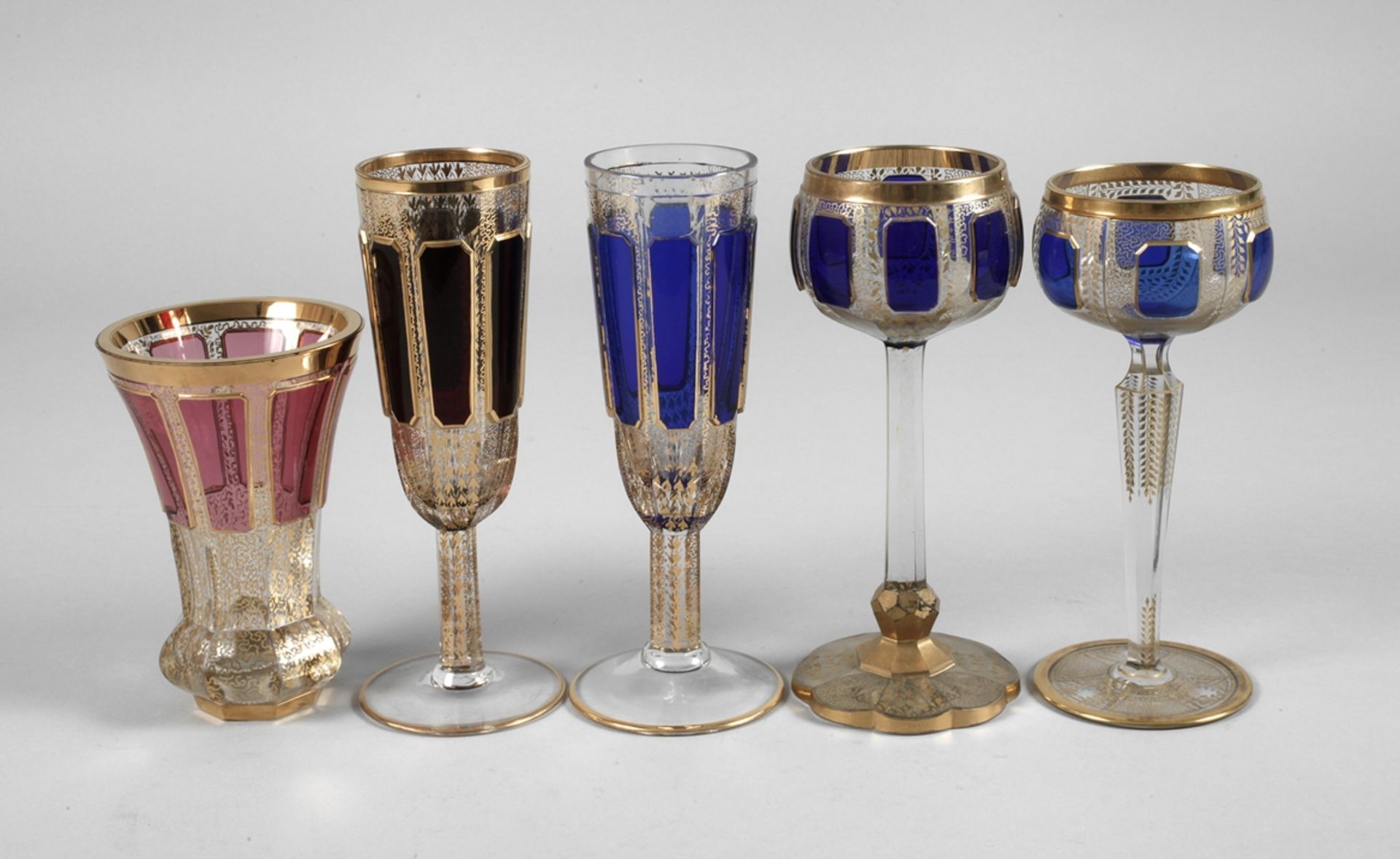 Five Steiner & Vogel glasses